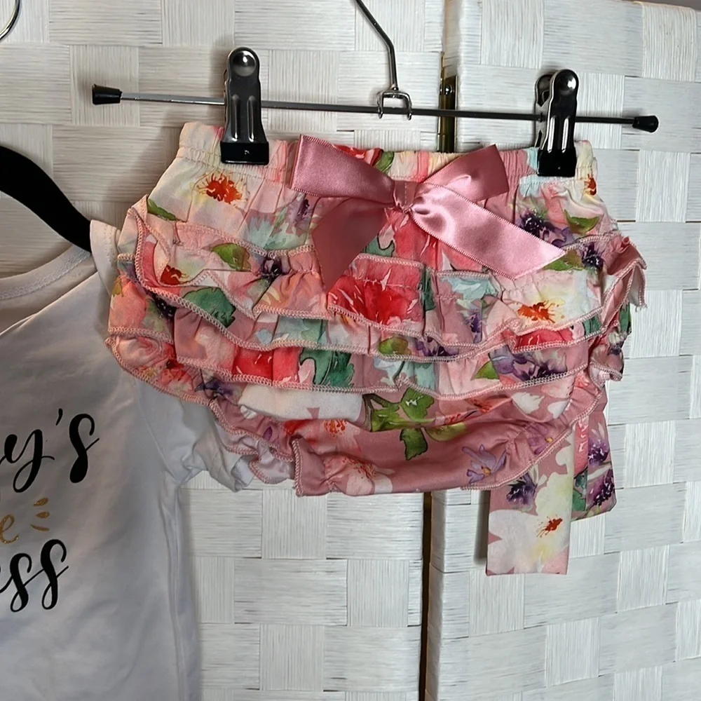 3-PIECE Mommy's Little Princess Print Bodysuit